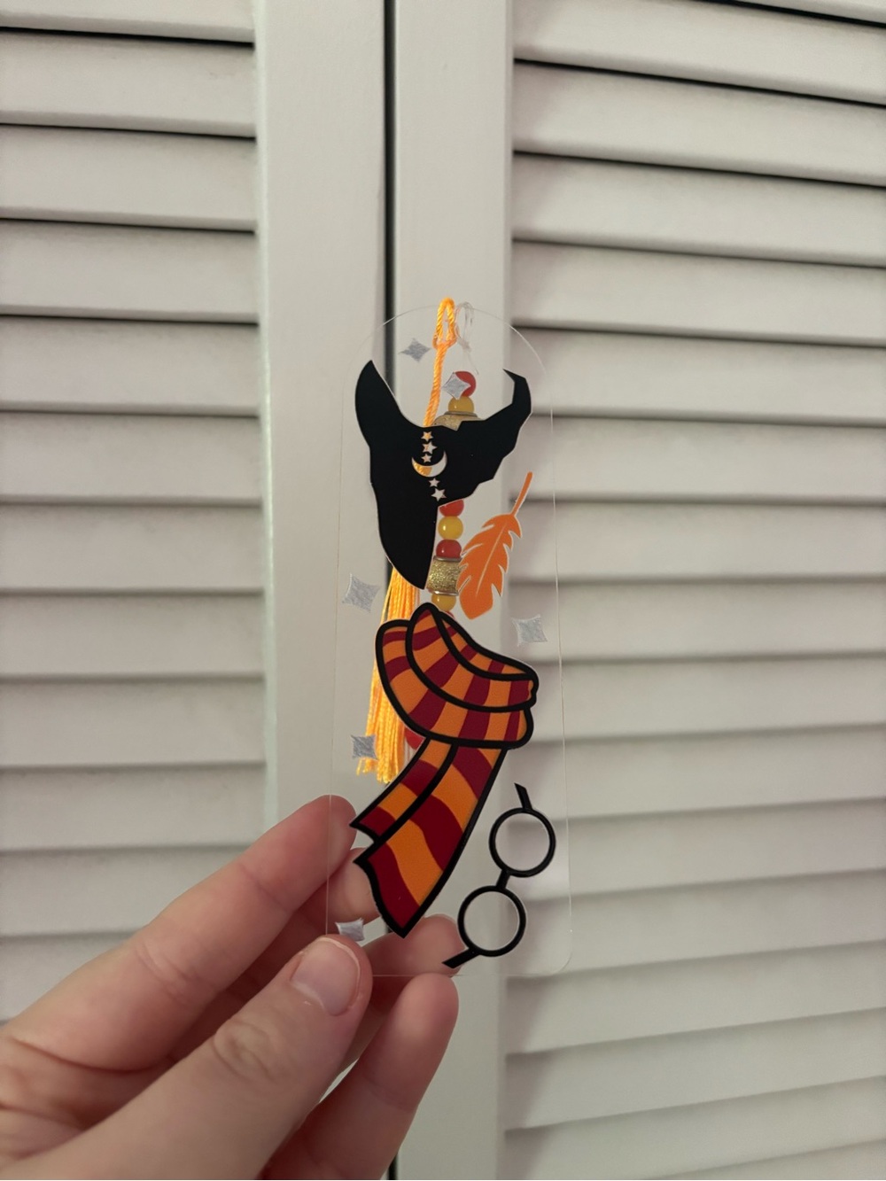 Wizard fandom vibes handcrafted bookmark by me
